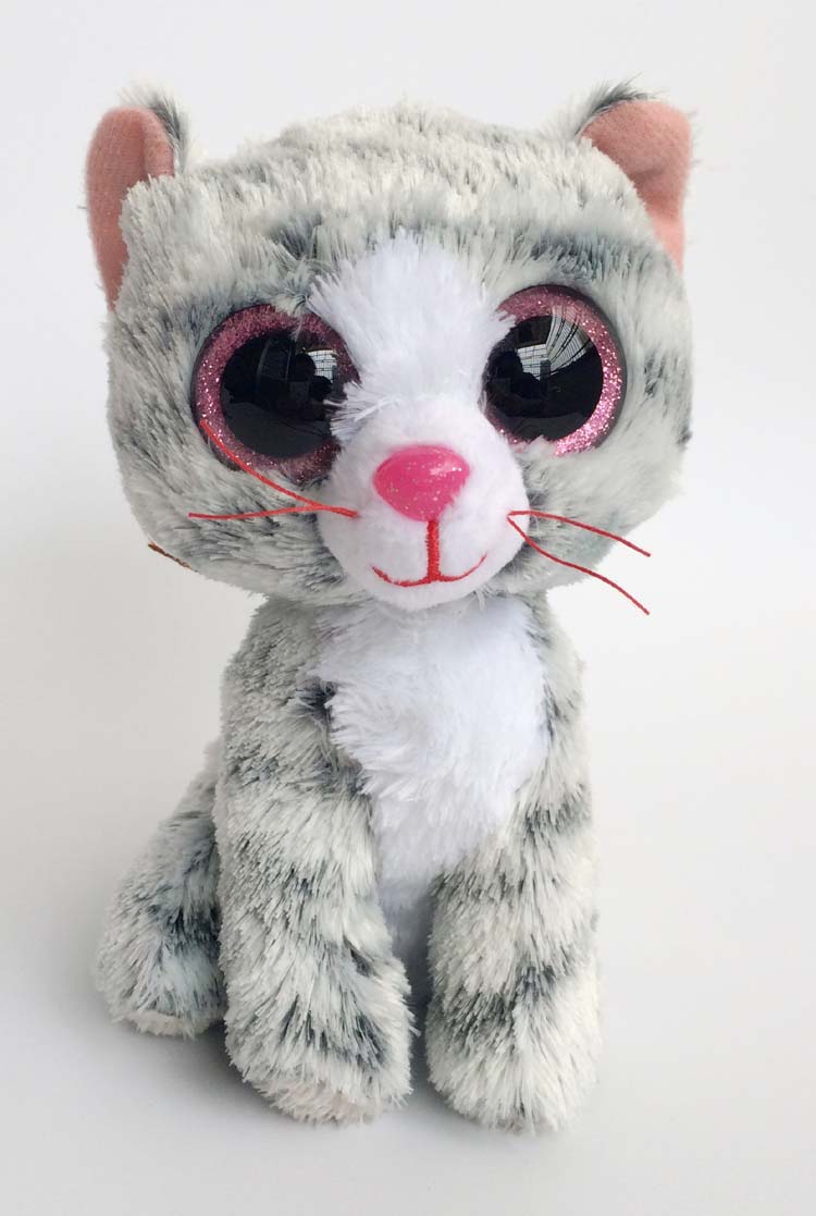 ty gray cat plush