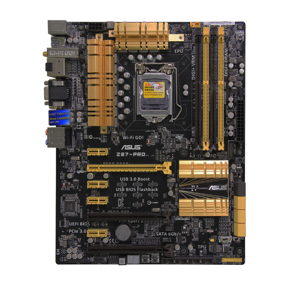 ASUS Z87 PRO D ATX Intel HDMI USB3 0 LGA 1150 Desktop DVI DP