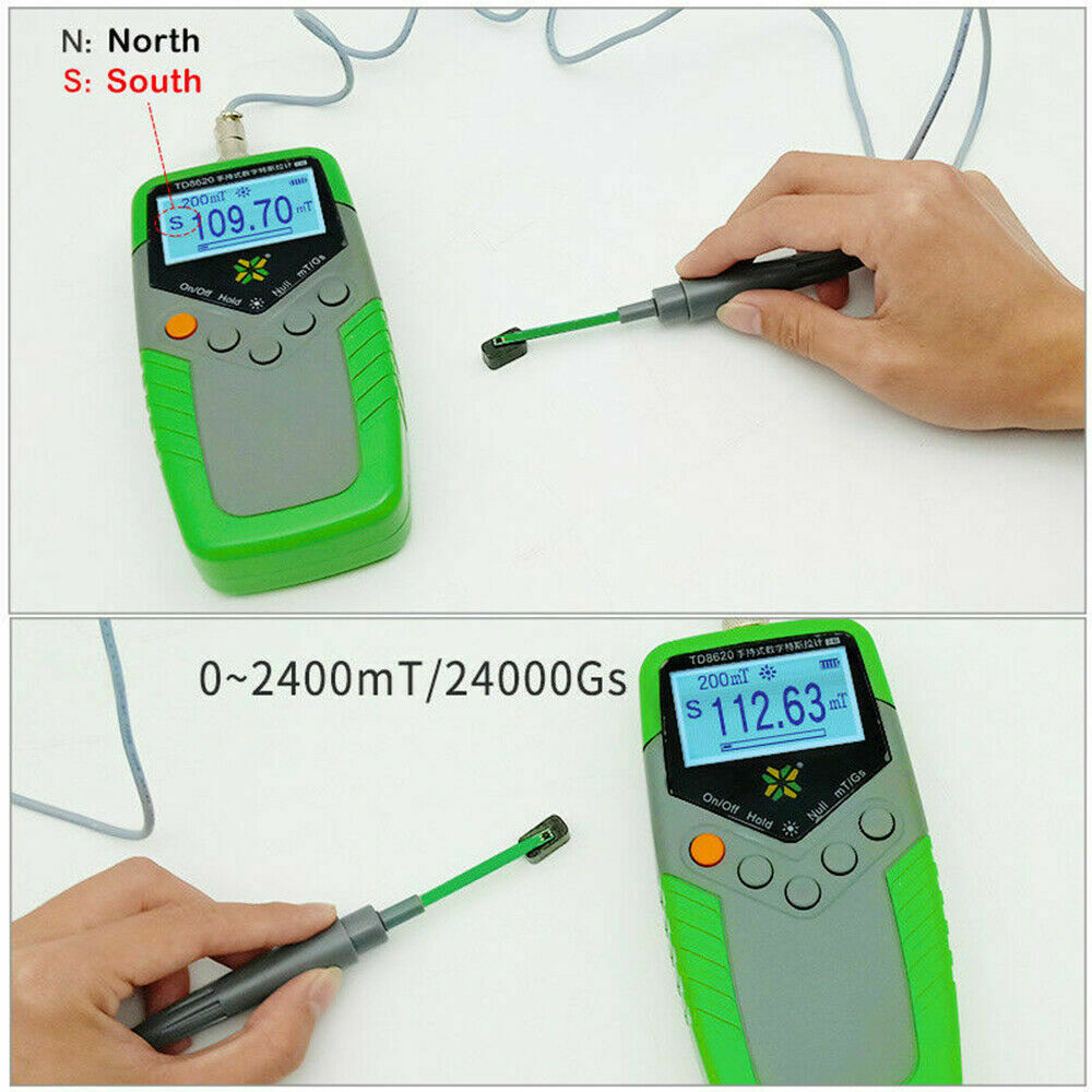 Handheld Tesla Meter Teslameter Gauss Meter Surface Magnetic Field