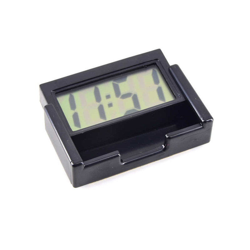 Purchase LCD Automotive Digital Car Clock SelfAdhesive Stick On Time