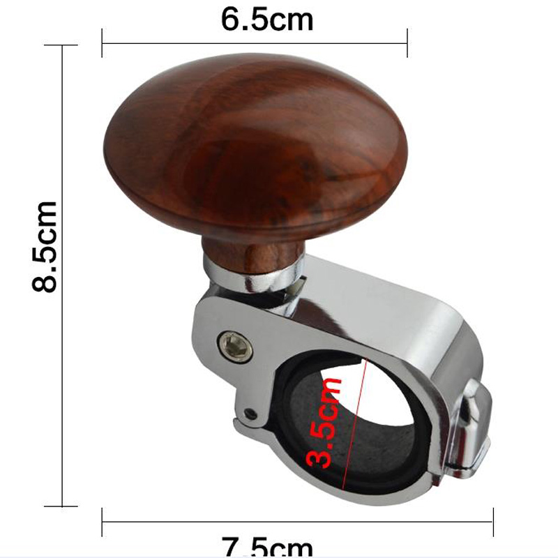 Universal Carbon Car STEERING WHEEL SPINNER SUICIDE KNOB Tractor eBay