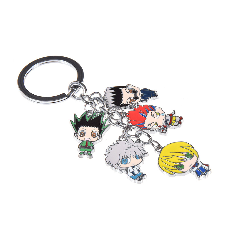 Hunter X Hunter Keychain Anime Keyring Pendant Killua Gon Freecss