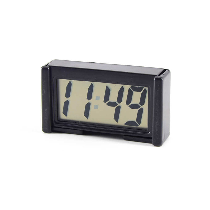 Purchase LCD Automotive Digital Car Clock SelfAdhesive Stick On Time