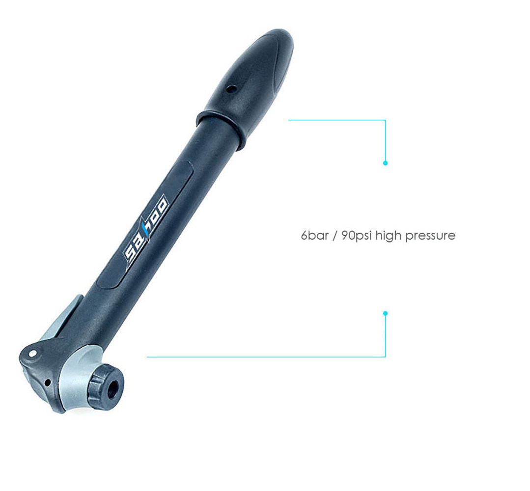 Mini Portable Bicycle Tire Inflator Bike Air Pump Schrader Presta Valve Pressure