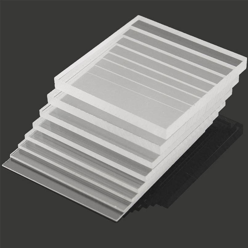 Clear Acrylic Sheet Pcs Plate Laser Cut Perspex Plastic Thick