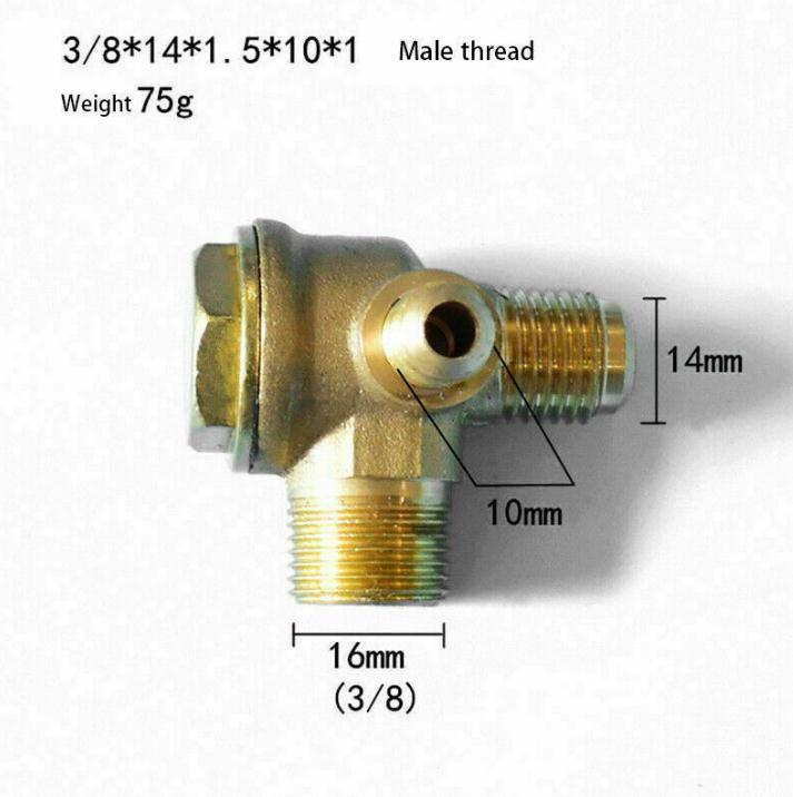 Luftkompressor Anschl Sse Messing M Nnlich Gewinde R Ckschlagventil