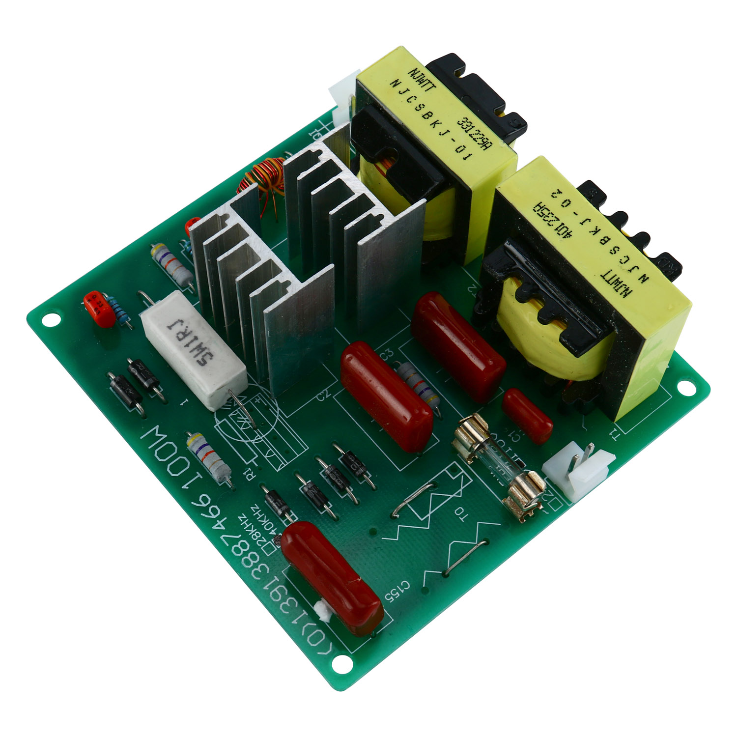 110V Ultrasonic Cleaner Power Driver Board With 2PCS 50W 40K