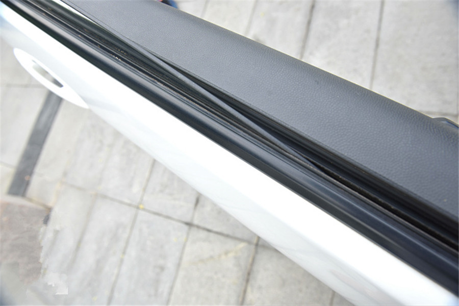 4M Black Car Front Rear Side Door Window Edge Sealed Strip Trim