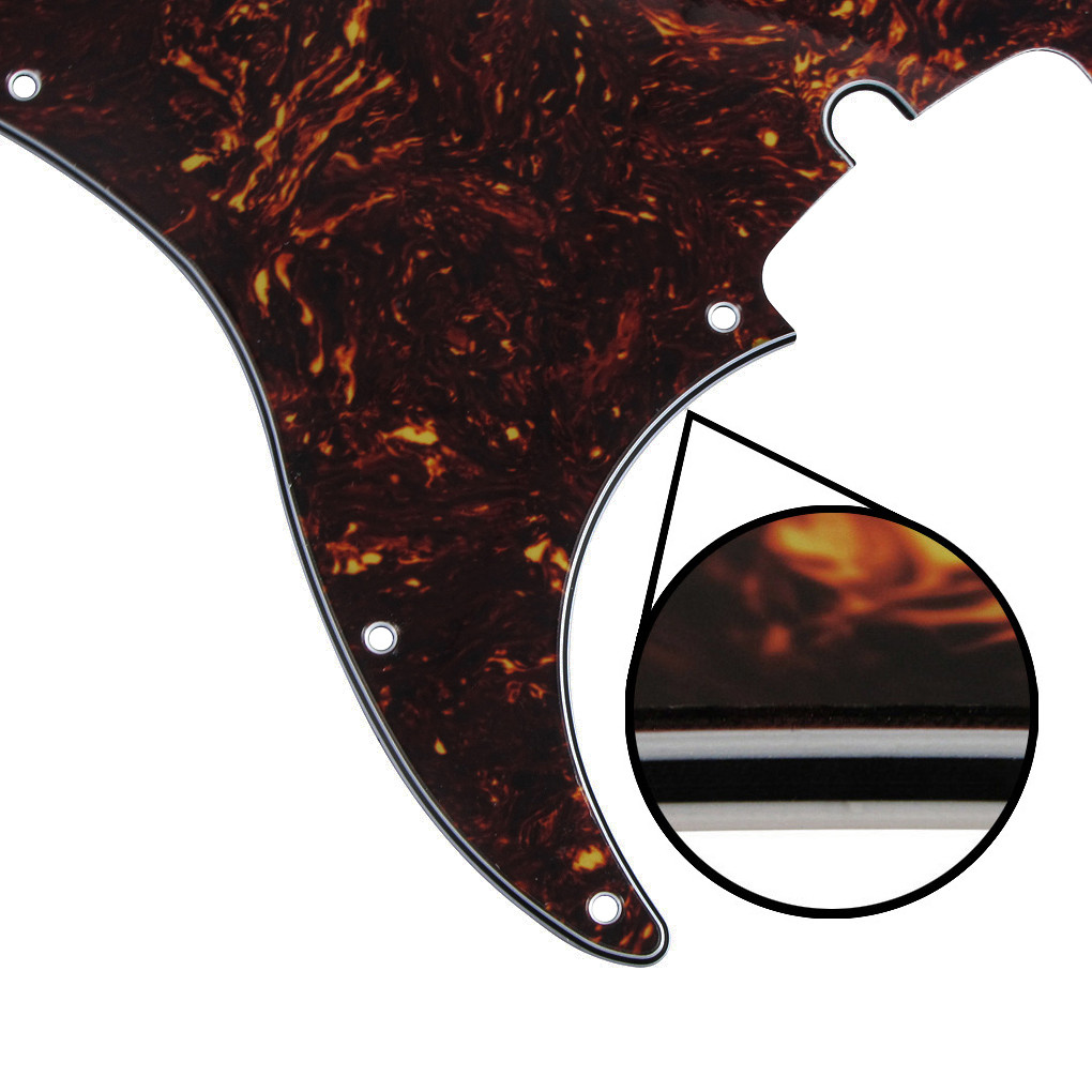 Fender Precision Bass Pickguard 13Holes Dark Brown Tortoise Shell 4Ply Pickguard eBay