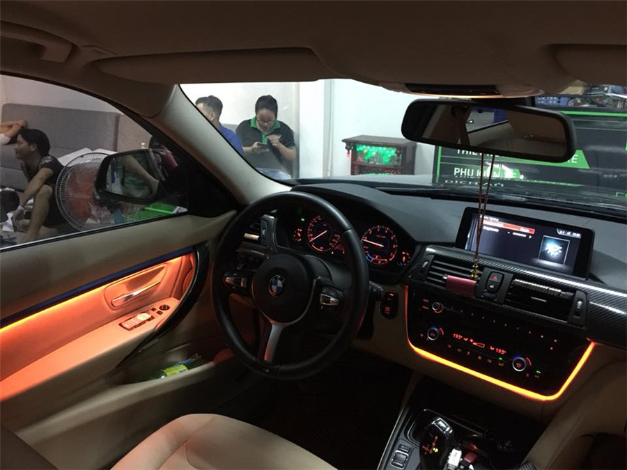 Brightness Adjustable Interior Car Door and Dashboard Led