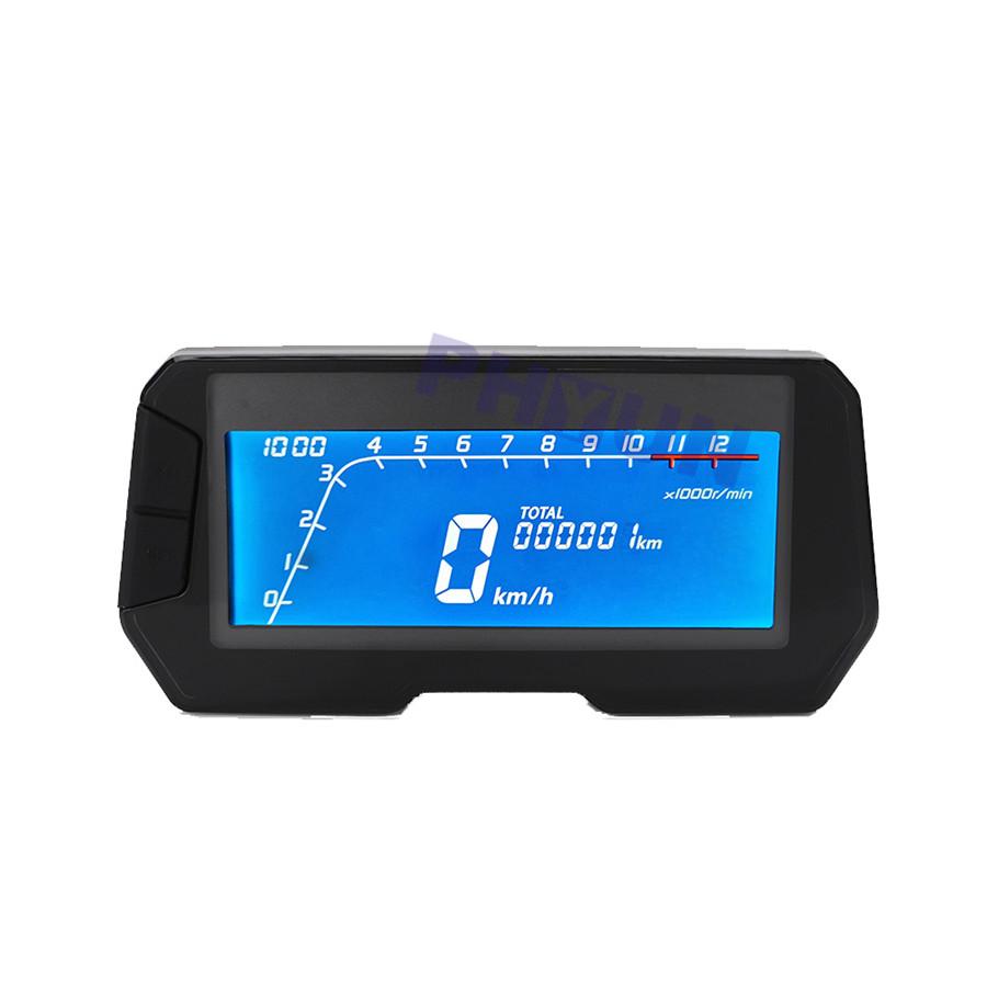 Tachimetro Digitale Per Moto Shkalacar - Display LCD Con Contagiri, Indicatore Marce 1-6 E Carburante - Foto 11