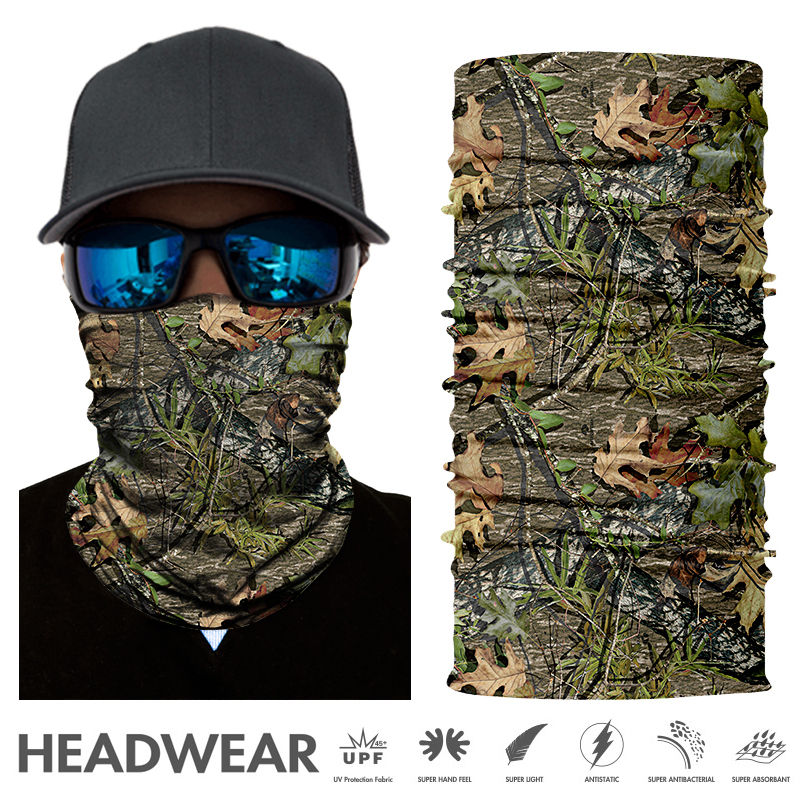 3D Animal Face Shield Sun Mask Neck Gaiter Balaclava Scarf Headwear UV Fishing