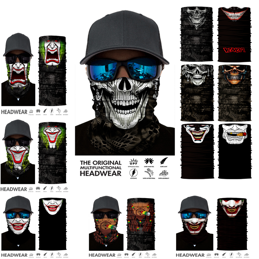 Tube Face Mask Neck Warmers Gaiters Shield Scarf Headband Headwear