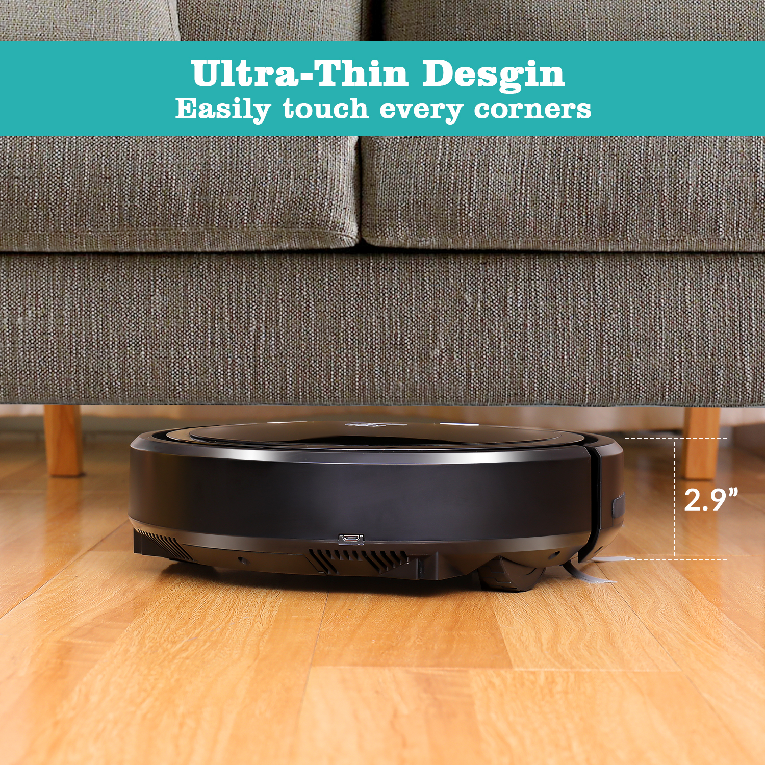 Rumba Rechargeable Smart Robot Vacuum Cordless 3in1 Dry/Wet Floor Mop