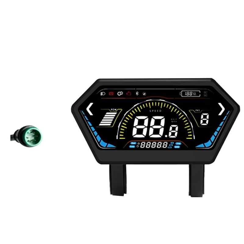 MATEなどe-bikeカラーモニター　UKS2 アドバンス設定パスコード付き UKS6 24V-72V E-bike LCD Display Colorful Screen Meter Set Electric
