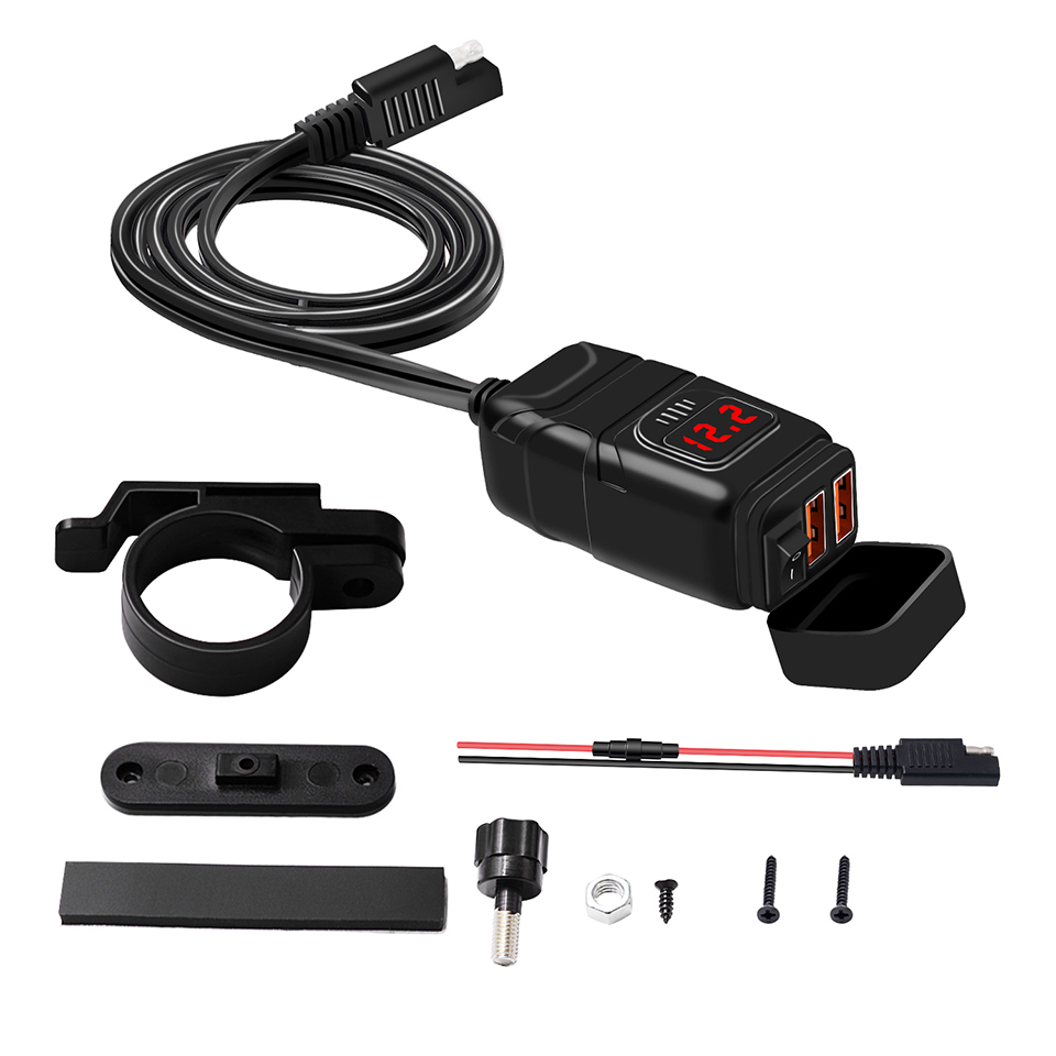 12v usb adapter motorcycle