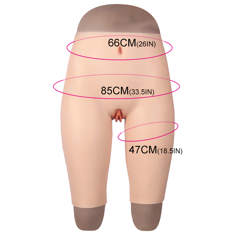 Silicone Panty Private Parts Hair With Holes Can Be Inserted Urinary Pore