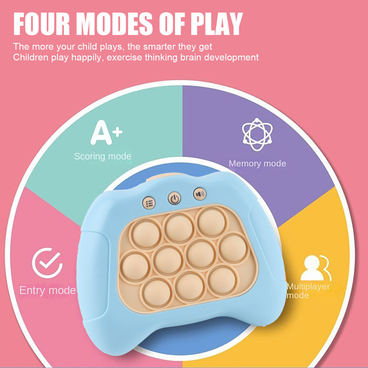 Pop Quick Push Game Console Series Toys for Kids, Interesting Push Bubble  Fidget Stress Relief Toys, Anti-Stress Toys for Boys and Girls Aged 3-10