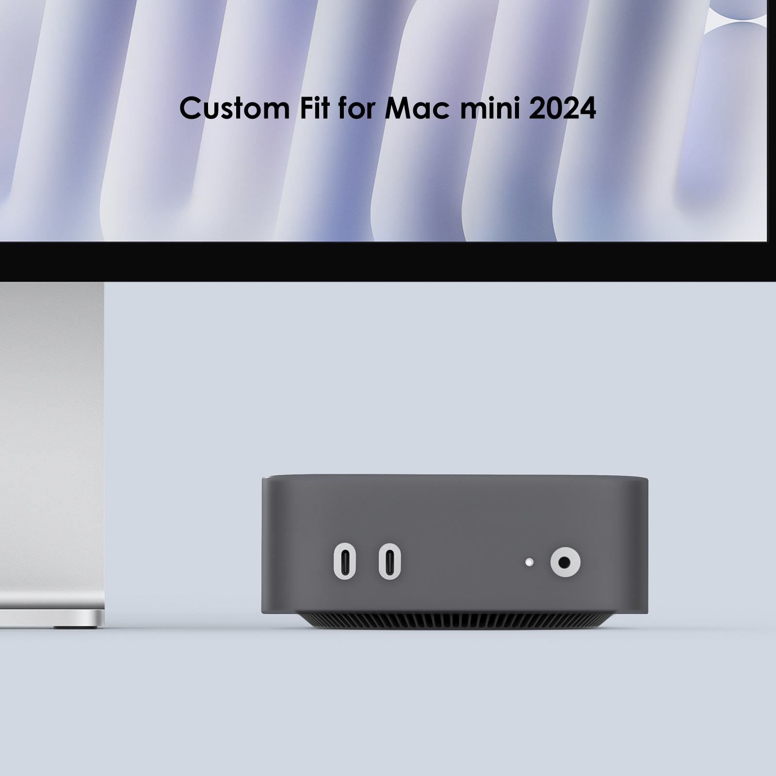 3D Printed Cooling Fan Base For Mac Mini M4/M4 Pro 2024 Anti Slip ...