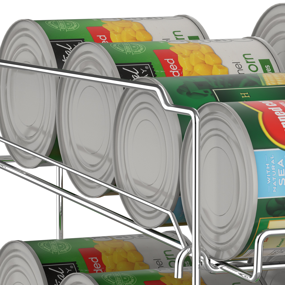 NEX Stackable Can Rack Organizer, 3Tier Can Rack Holds Up To 36 Cans