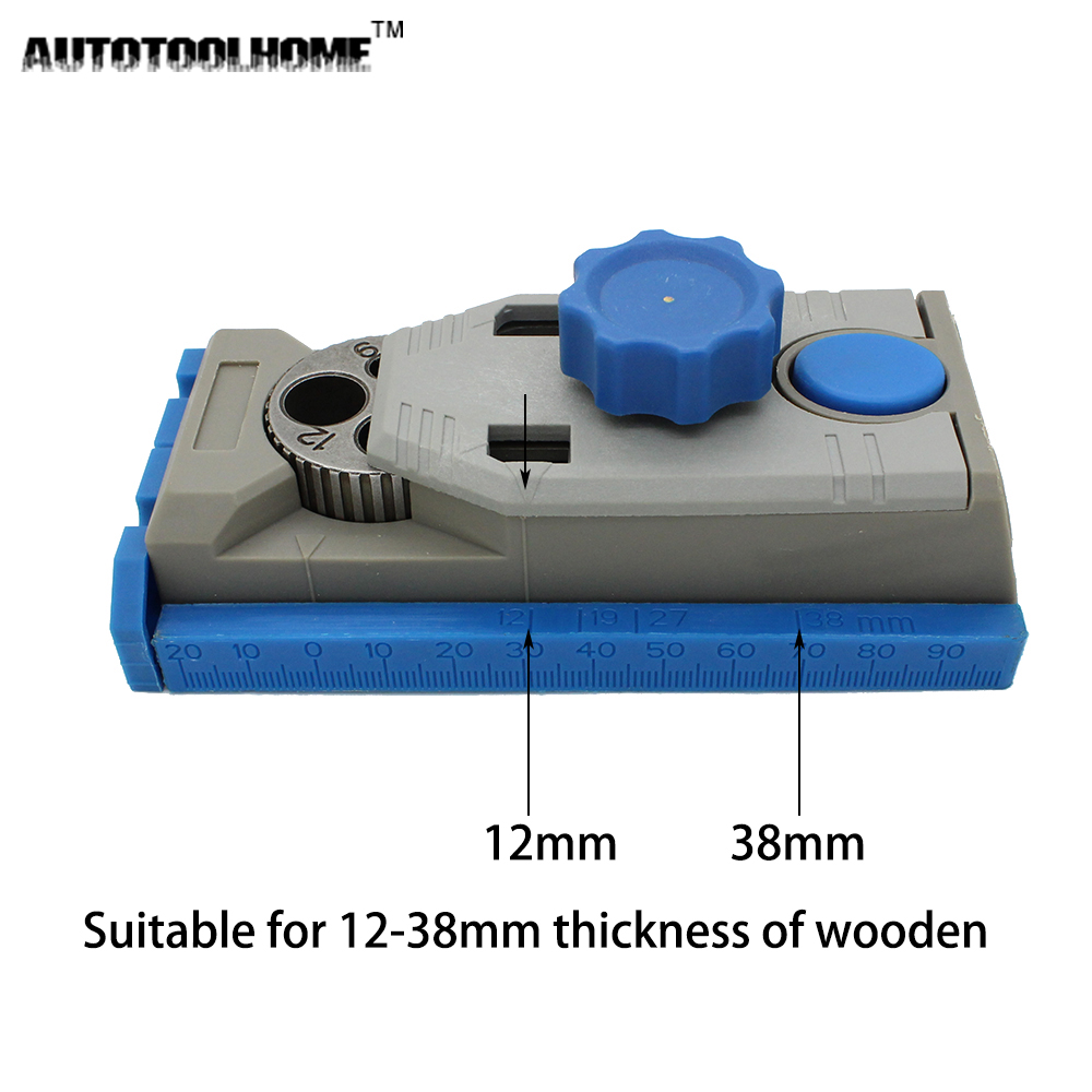 Pocket Hole Jig System Wood Doweling Joinery Drill Guide for Kreg