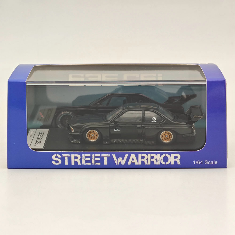 『4年保証』 1:64 Car Models Diecast Black Sharknose CSI 635 E24 SW スポーツ