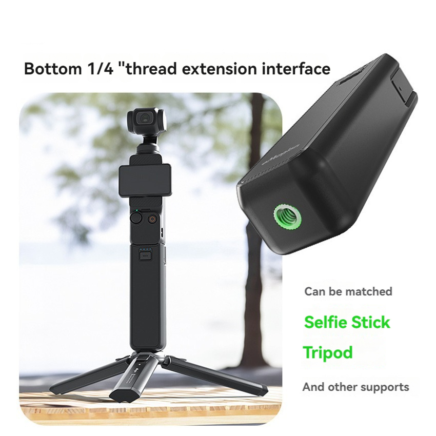 For DJI OSMO Pocket 3 Sports Camera Battery Handle Mobile Power