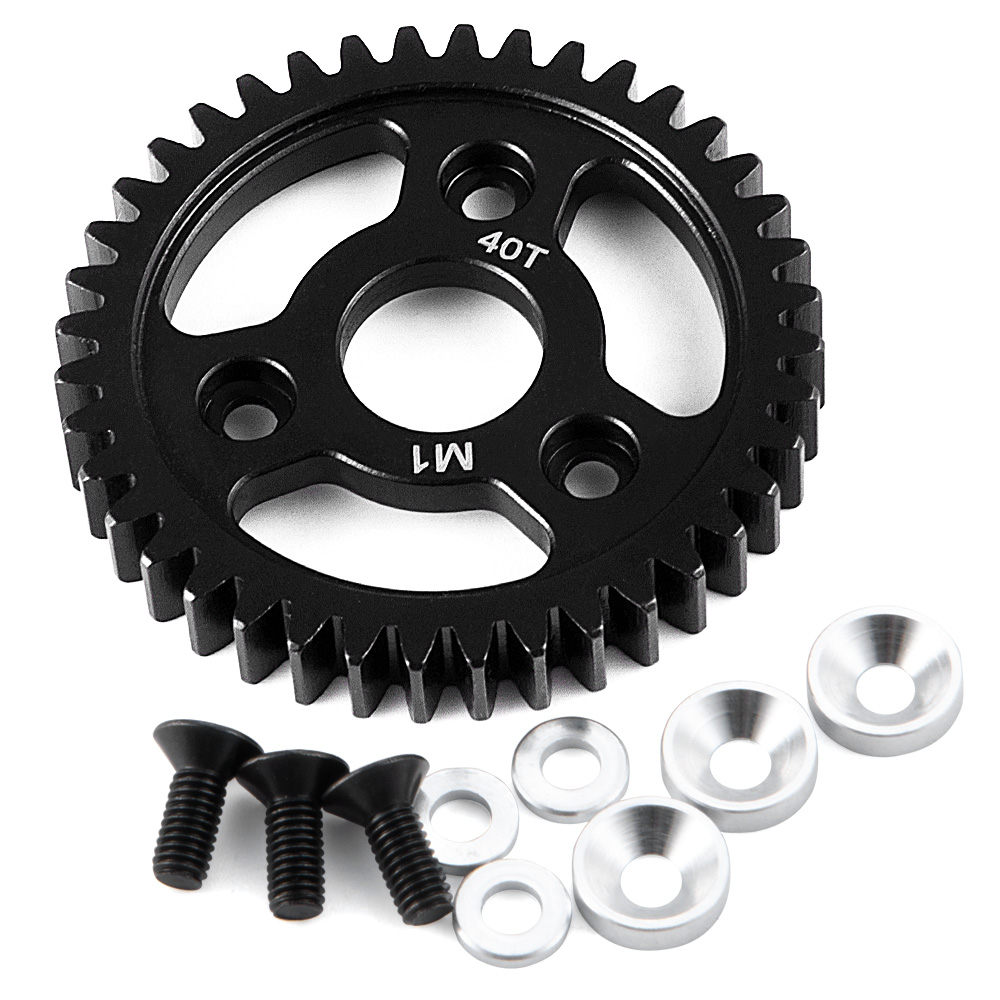 Hardened Steel 36T 38T 40T 1.0 Mod1 Spur Gear for Traxxas Revo 3.3