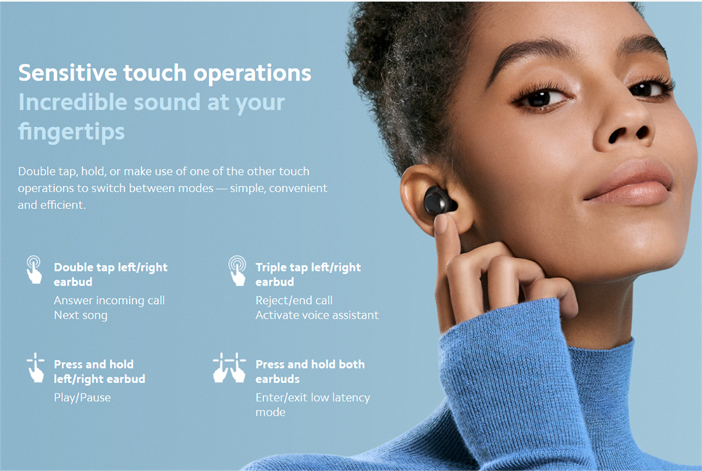 Xiaomi Redmi Buds 3 Lite Casque True Wireless Stereo (TWS) In-ear Calls/Music Bluetooth Black, Écouteurs