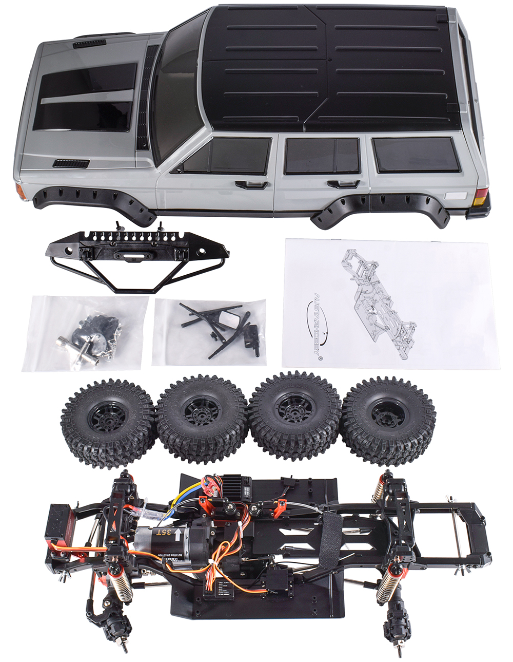 AUSTARHOBBY AX-8509 1/10 Cherokee 4WD 2.4G RC Crawler CAR Climbing Truck  Toys