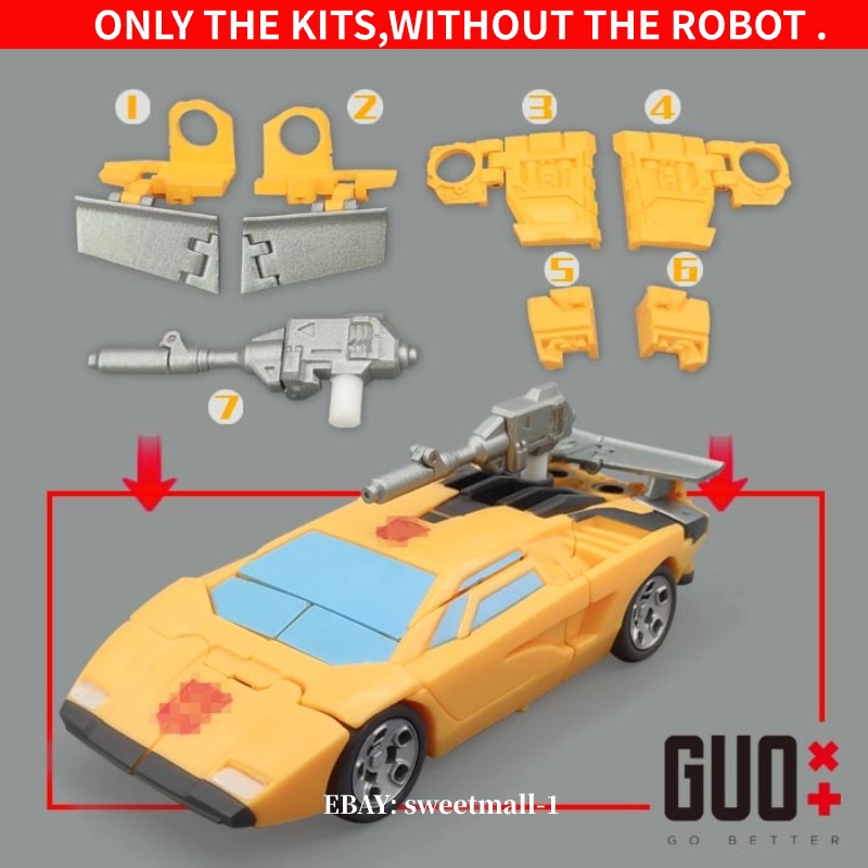 TF-Lab Back Cover/Filler Upgrade Kit For Transformers Generations Selects Magnificus (Perceptor)