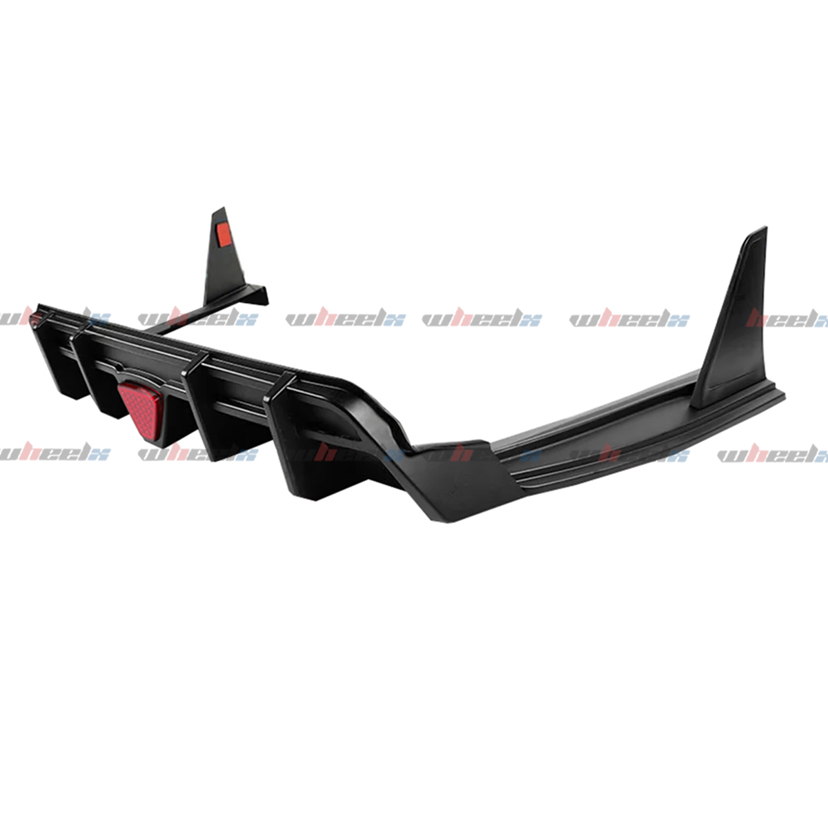 WheelX For 2018-2024 Camry SE XSE Matt Black LED Rear Diffuser+