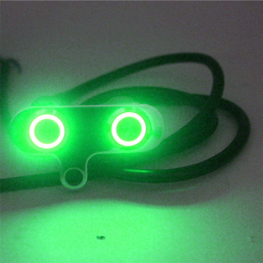 Universal Motorcycle Horn Engine Start Kill Dual Button LED Self-return