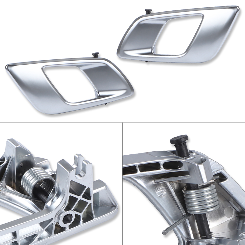 Pair Chrome Inner Door Handle For Ford Ranger T6 12-21 BT-50