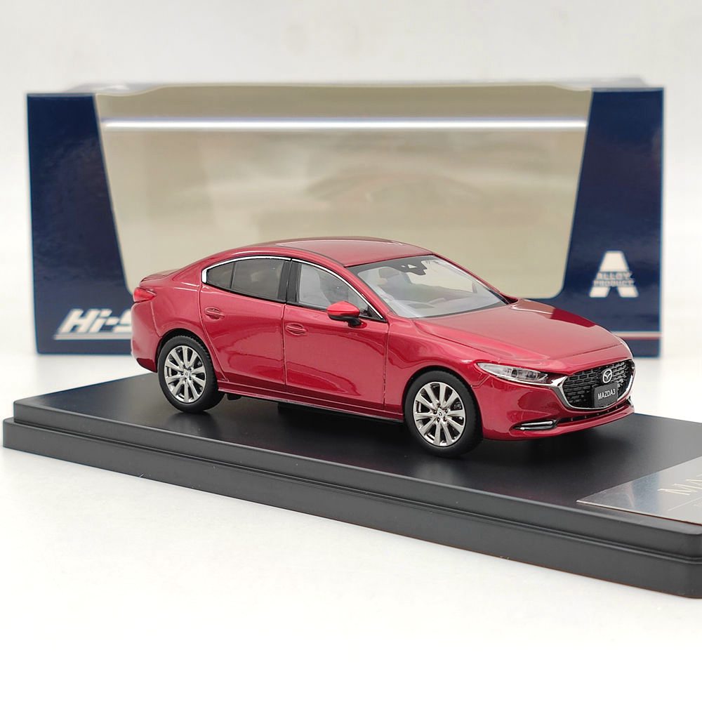 Hi-Story 1/43 2019 MAZDA 3 MAZDA3 SEDAN Red HS259RE Diecast