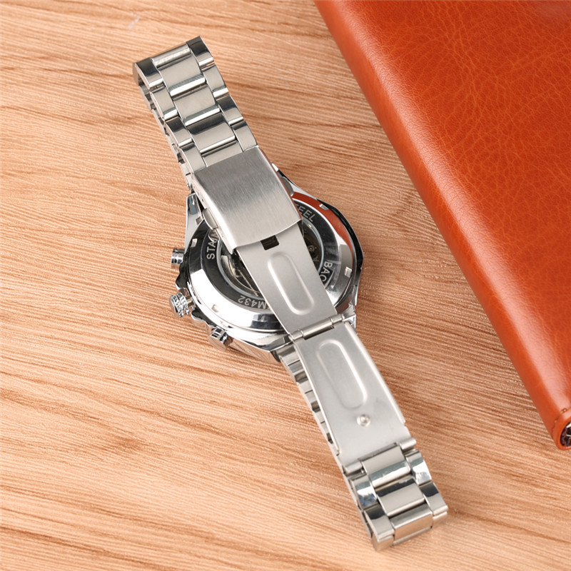 WINNER Men's Automatic Mechanical Watch Skeleton Wristwatch