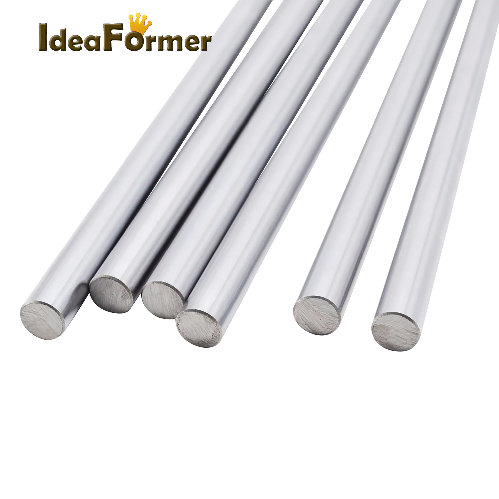 1pc OD8mm Optical Axis Smooth Shaft Rod Length 200-500mm Chromed stainless steel