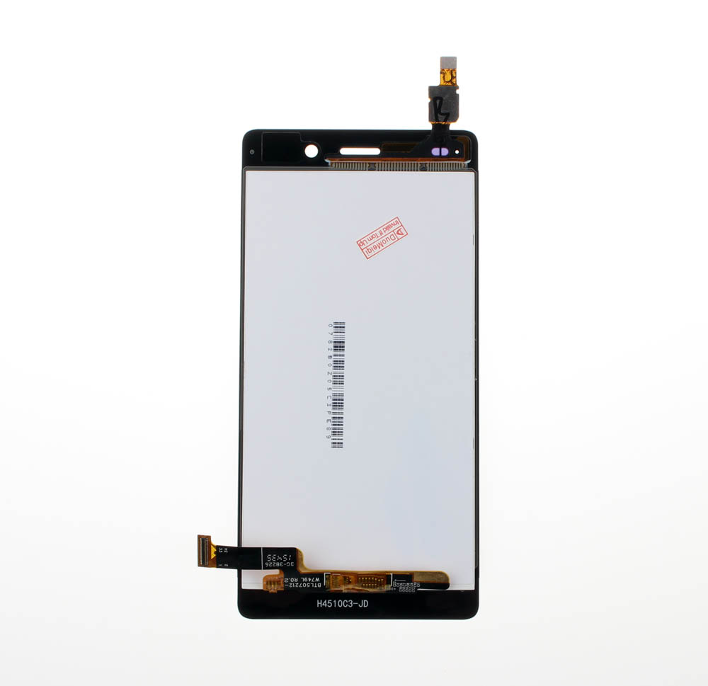 Black For Huawei P8 Lite ALE-L21 2016 Glass LCD Display Touch