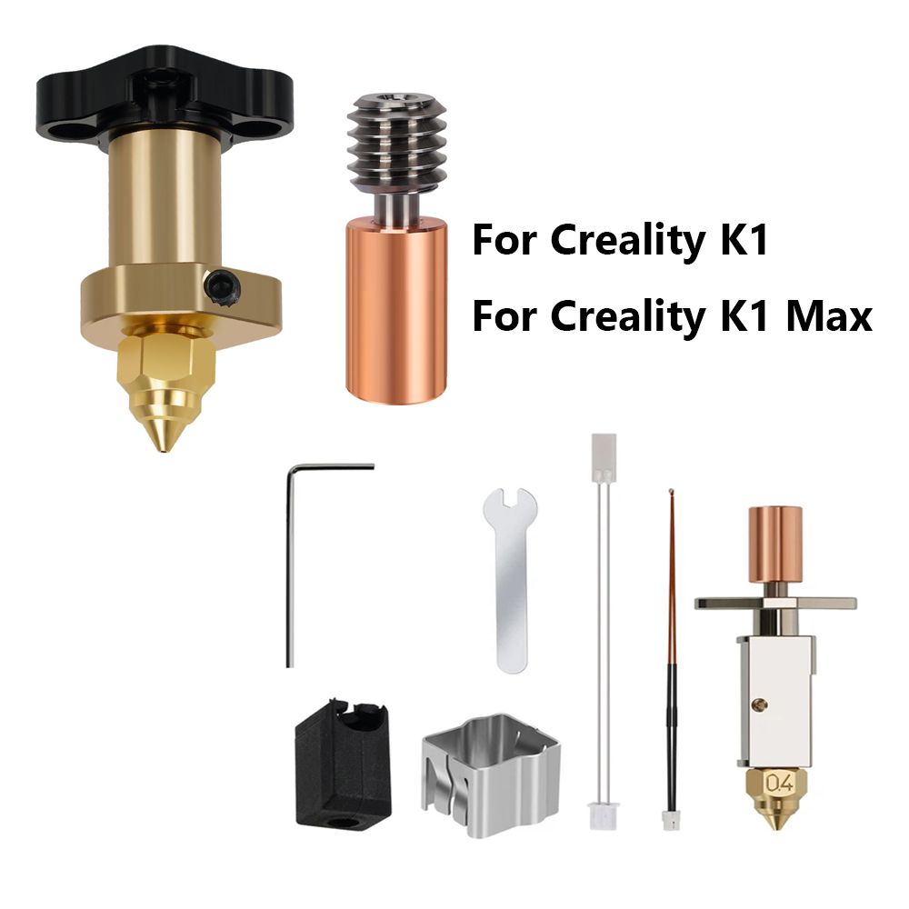 For Creality K1/ K1 Max Upgrade Hotend Kit Heating Block Kit 3D