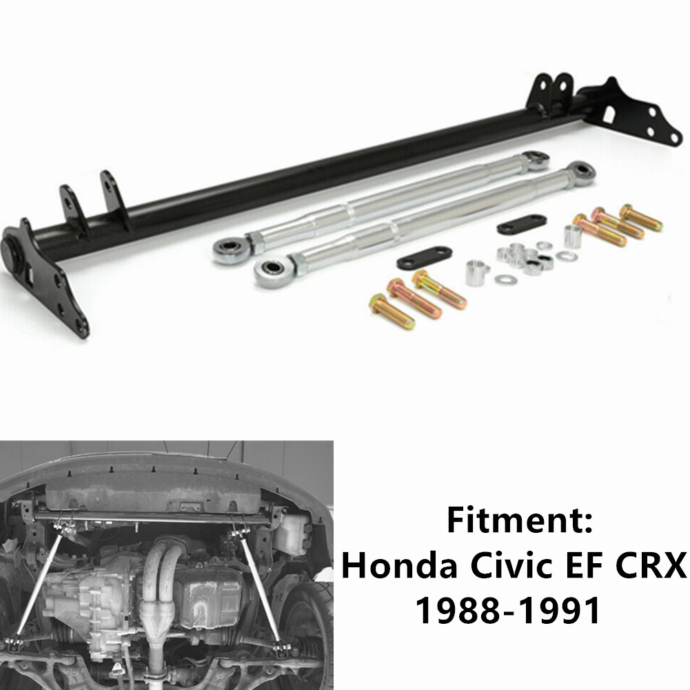Precision Works Front Suspension Tie Traction Bar For 88 91 Honda Civic