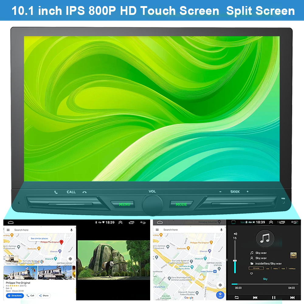 4G Octa-Core 1Din Android 13 Car Stereo Radio