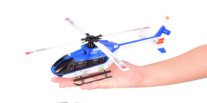 xk k124 brushless ec145 scale helicopter