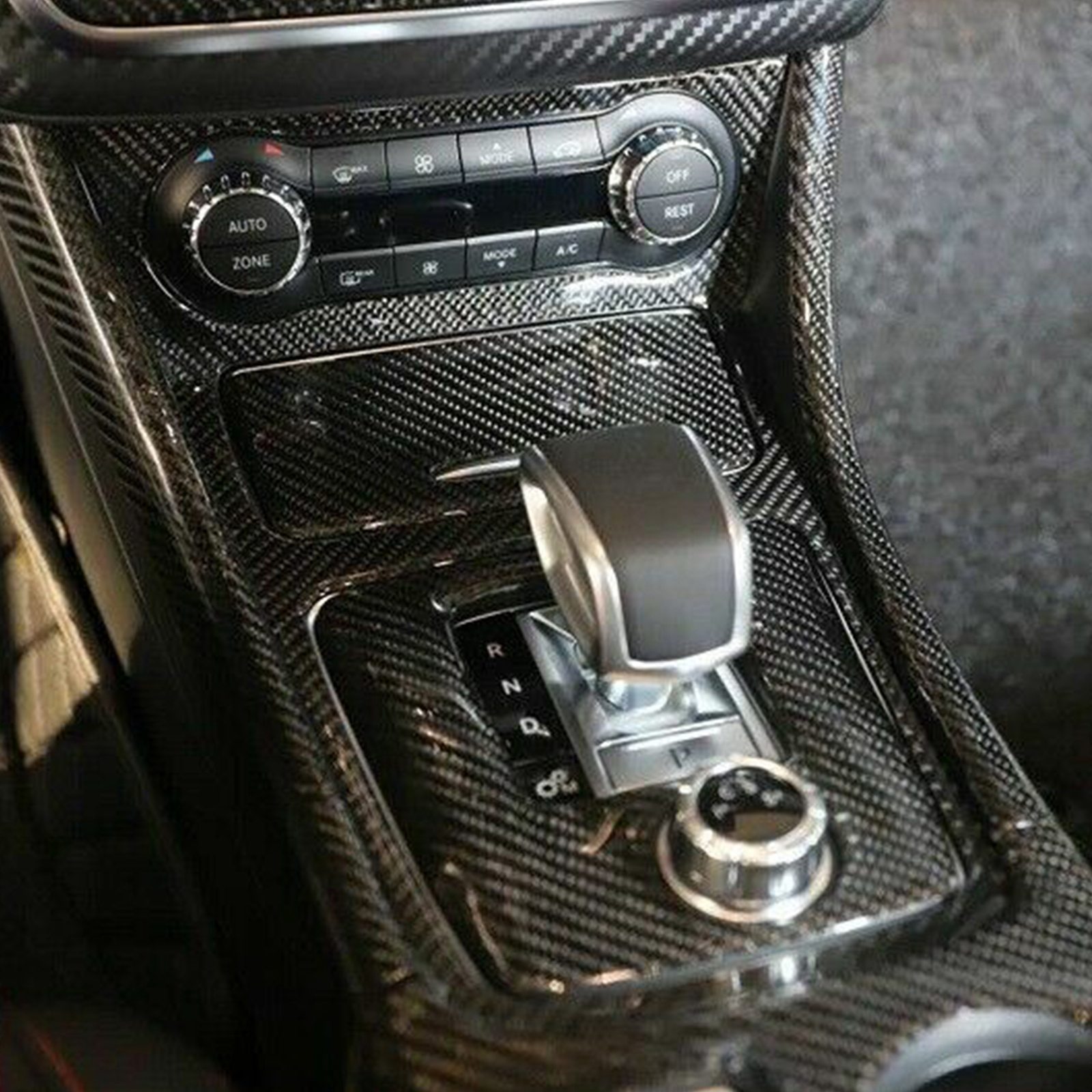 Carbon Fiber Car Interior Trim Set For Mercedes Benz A Class A45