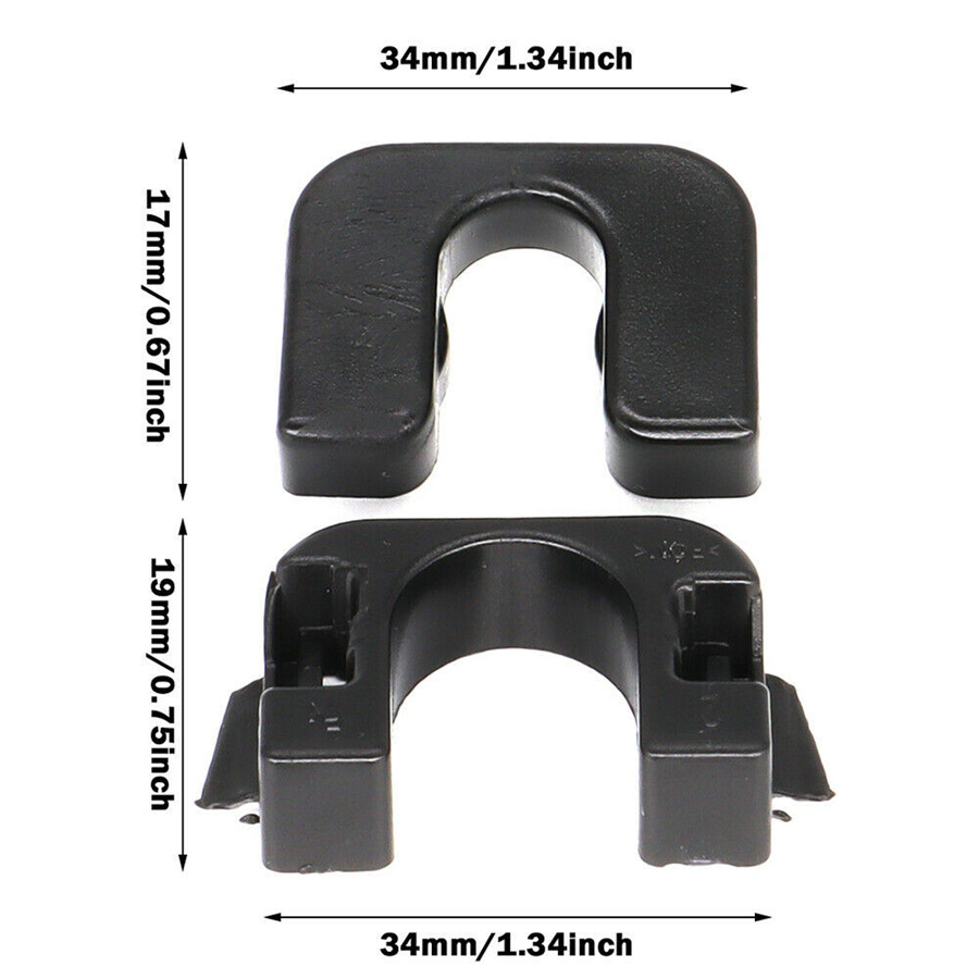 Lot De 2 Clips Pour Étiquette De Coffre Ford Focus MK3 Hatchback (2012-2017) - Remplace 1930212 / BM51A46538AA - Plastique & Nylon