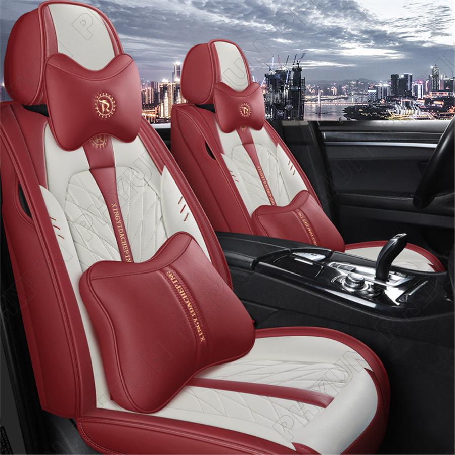 Red White Polka Dot Seat Belt Covers - 2 Pack Comfort Shoulder Pads For Cars, Trucks & SUVs