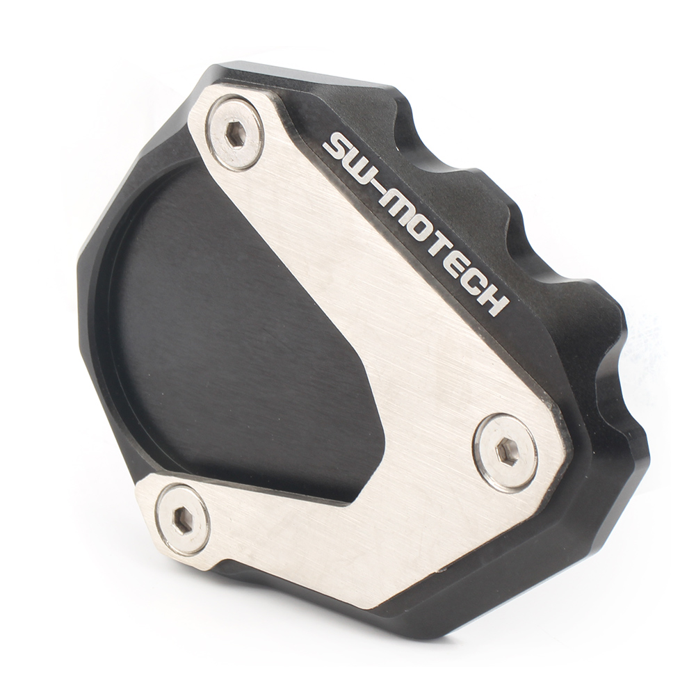 Motorcycle Kickstand Side Stand Extension Foot Plate Pad For BMW R900RT R1200R