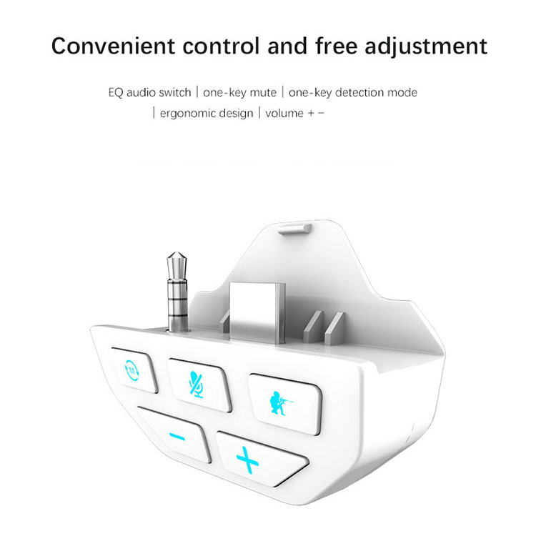 For Series X Controller Jack Stereo Gaming Headset Adapter