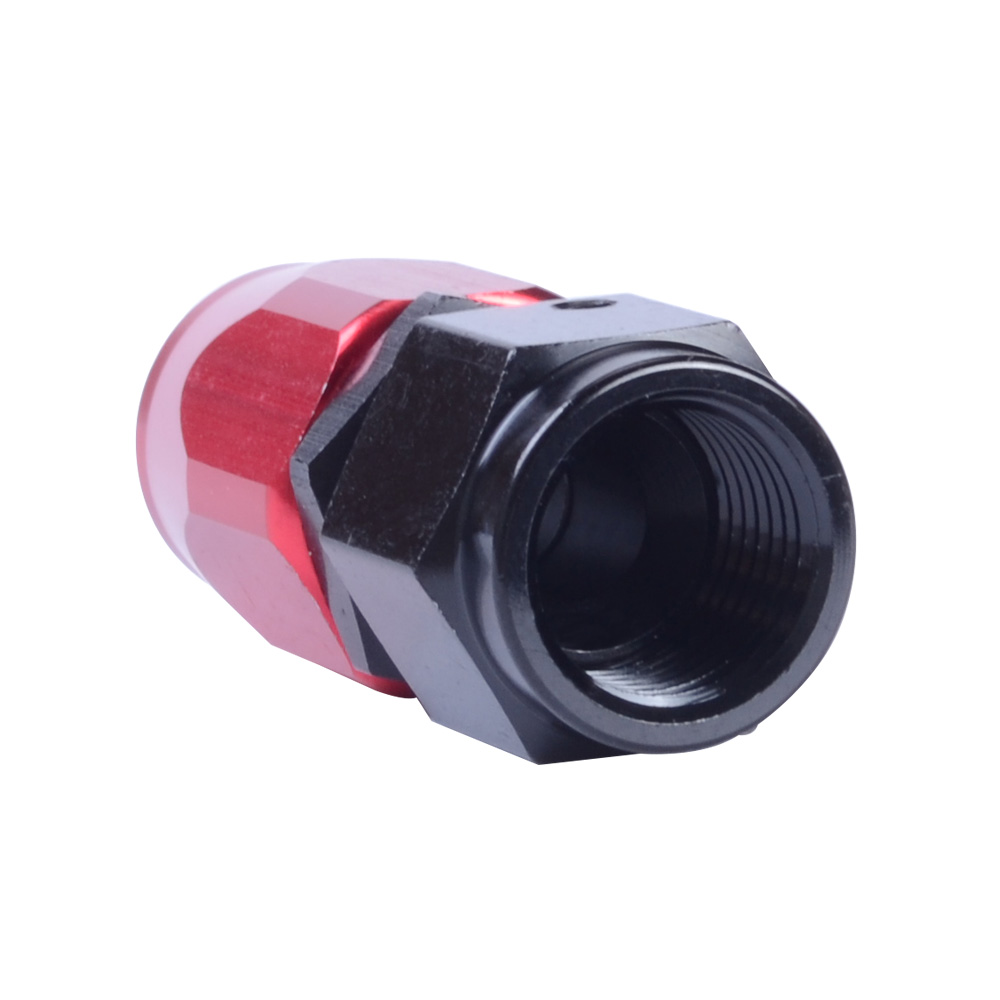 6AN AN6 Straight Enforced Aluminum Hose End Fitting Oil Fuel Adapter