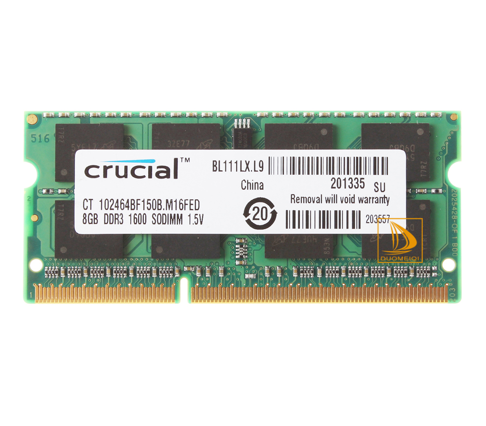 Crucial 8GB 2x 4GB PC3L 12800 1.35V DDR3L 1600MHz Laptop Memory RAM SO-DIMM #6HD