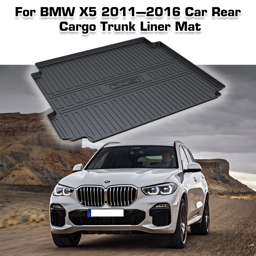 For BMW X5 2011-2016 Rear Trunk Cargo Liner Floor Mat All Weather Rubber Black | eBay